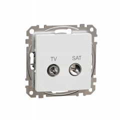 Schneider Electric, Sedna Design & Elements, Gniazdo TV/SAT końcowe (4dB), białe, SDD111471S