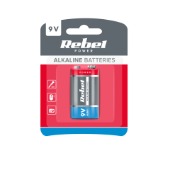 Baterie alkaliczne REBEL 9V 6LR61