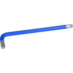 Klucz imbusowy kulkowy, wersja długa, niebieski, z magnesem 6,0 mm