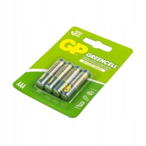 Bateria AAA cienki paluszek 4 sztuki GP GreenCell 24G-2UE4 R03