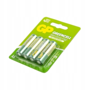 Bateria paluszek AA komplet 4 sztuki GREENCELL GP15G-2UE4 R6