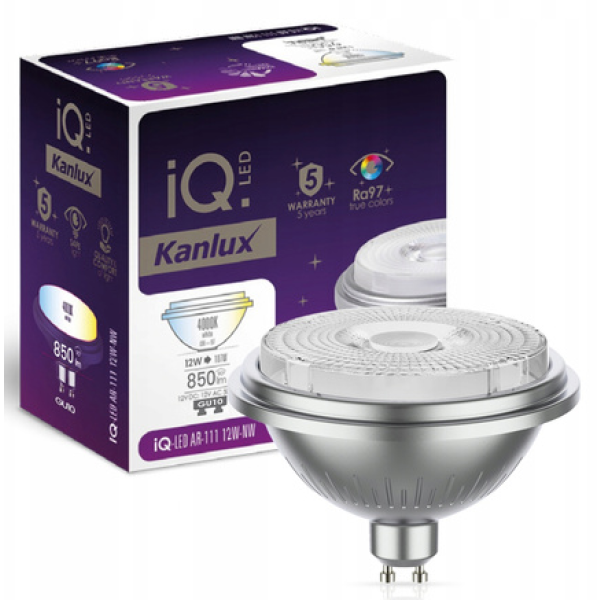 Żarówka LED GU10 IQ-LED ES111 12W-NW 850lm