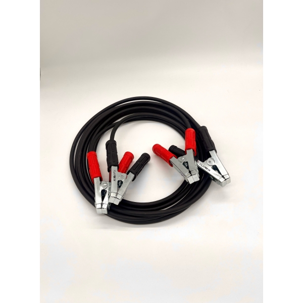 Kable przewody rozruchowe elastyczne w gumie 100% Cu 25mm2 2x3,5m
